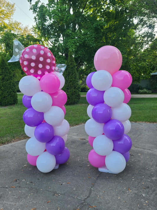 Balloon Columns 6.5ft