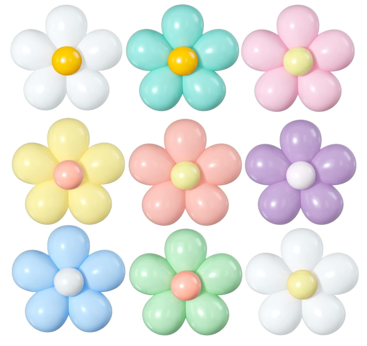 Daisy Balloon Kit Pastel