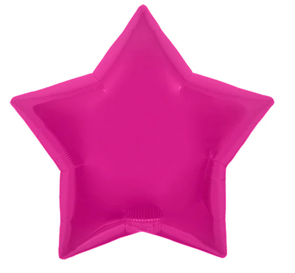 Magenta Foil Star