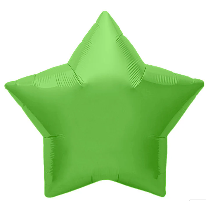 Lime Green Foil Balloon