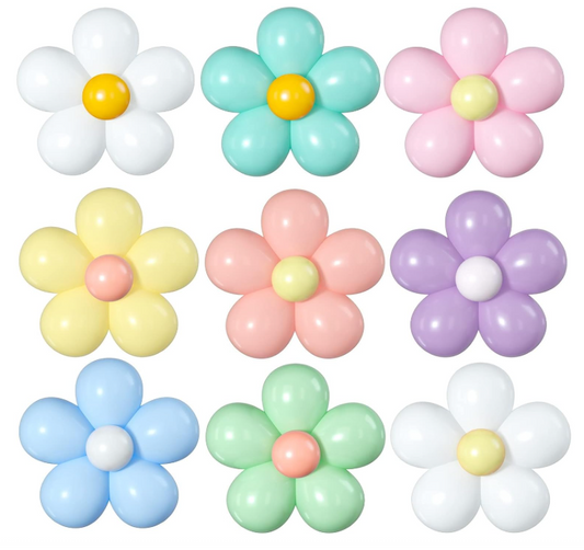 Daisy Balloon Kit Pastel